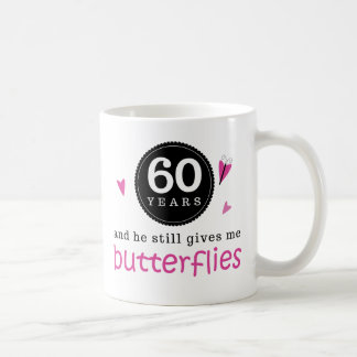 Mug Cadeau pour le papillon du 60e anniversaire du Mar