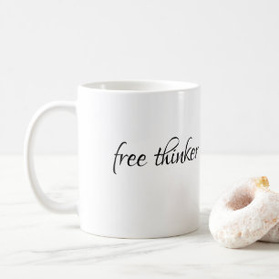Mug Cadeau pour le théoricien du complot Free Thinker