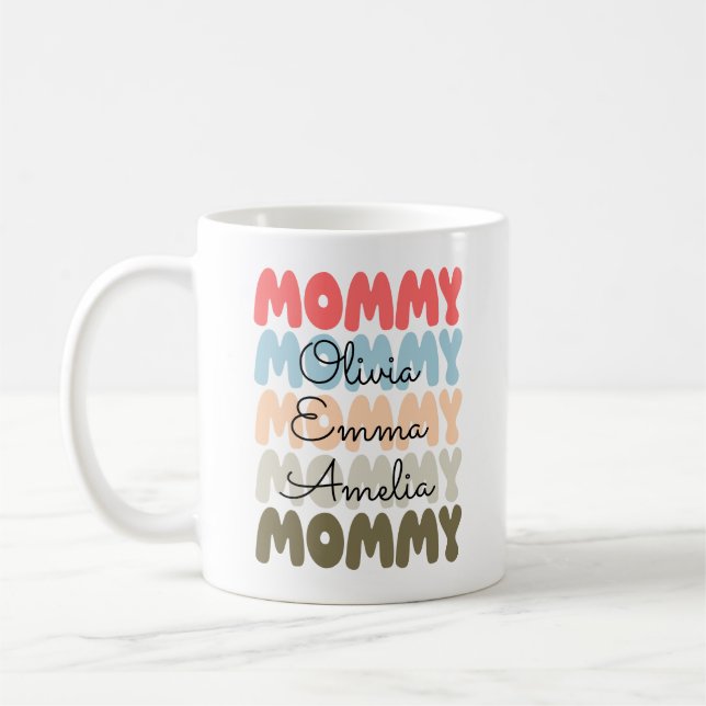 Mug Cadeau pour les mamans et les enfants modernes à l (Gauche)