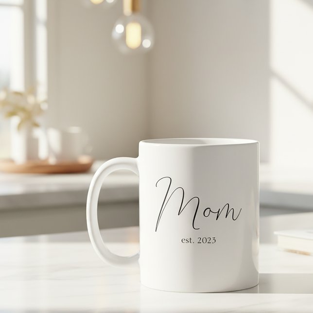 Mug Cadeau pour maman établie nouvelle maman (Créateur téléchargé)