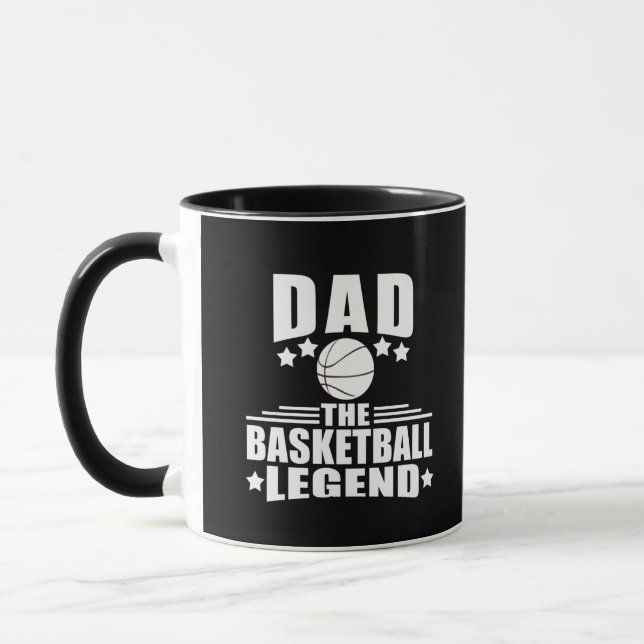 Mug Cadeau pour papa de basket-ball (Gauche)