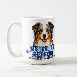 Mug 🐾 Cadeau pour propriétaire de Berger Australien �