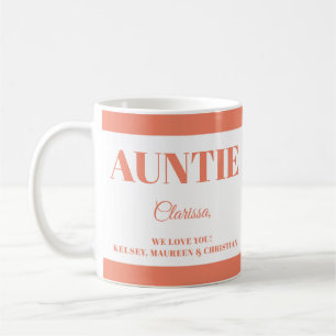 Mug Cadeau pour Tante avec des Noms 