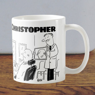 Mug Cadeau pour un barbier ou coiffeur avec nom ajouté