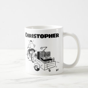 Mug Cadeau pour un DJ Mobile avec nom