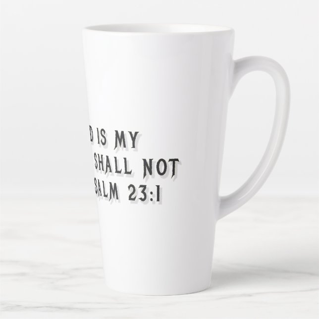 Mug cadeau Psaume 23:1 (Droite)