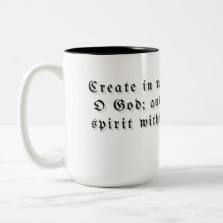 Mug cadeau Psaume 51:10
