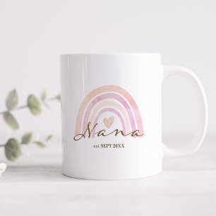 Mug Cadeau Rainbow Heart Nana