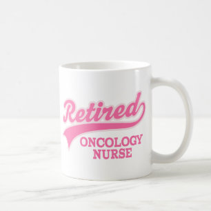 Mug Cadeau retiré d'infirmière d'oncologie