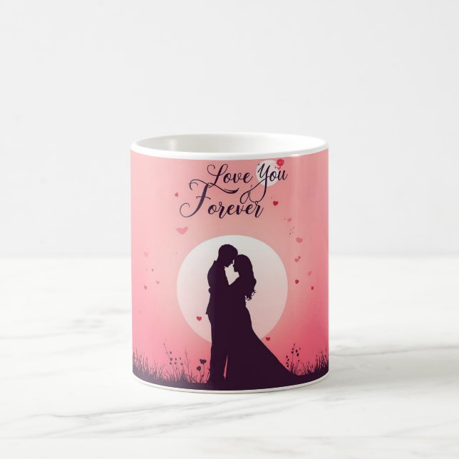 Mug Cadeau romantique de la Saint-Valentin pour l'anni (Centre)
