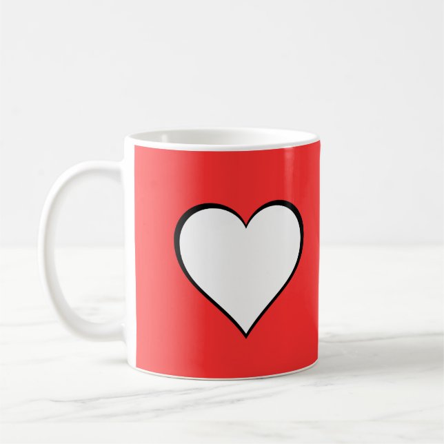 Mug cadeau romantique valentine pour votre bien-aimé (Gauche)