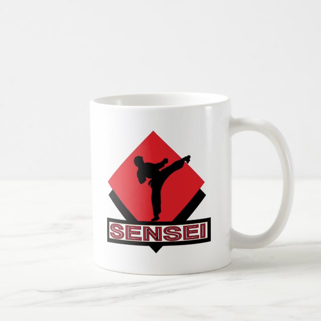 Mug Cadeau rouge de diamant de Sensei (Droite)