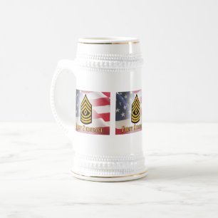 Mug cadeau sergent premier de la compagnie blanc