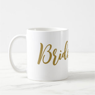 Mug cadeau simple minimal demoiselle d'honneur ajoutez