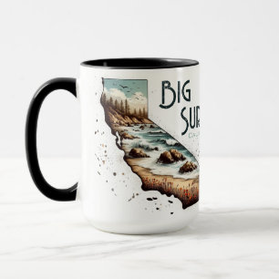 Mug Cadeau souvenir Big Sur California