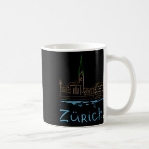 Mug Cadeau souvenir Zurich Suisse pour touristes Autoc