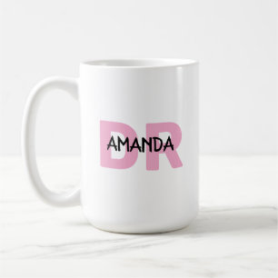 Mug Cadeau spécial pour une femme médecin avec un nom 
