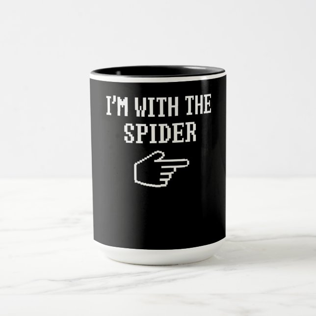 Mug Cadeau Spider | I'm With The Spider Costume Matchi (Centre)