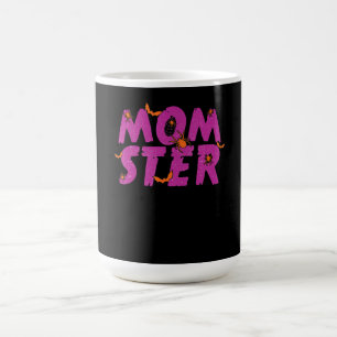Mug Cadeau Spider MOMSTER Spider Net Et Bat Hallowee