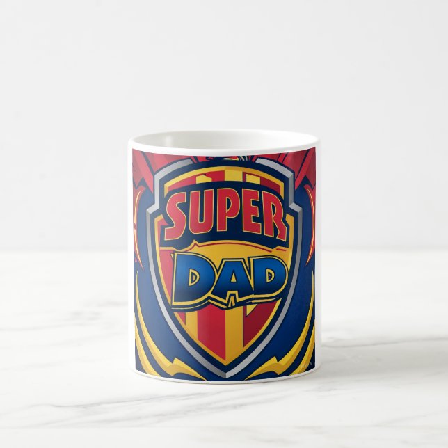 Mug Cadeau Super Papa (Centre)