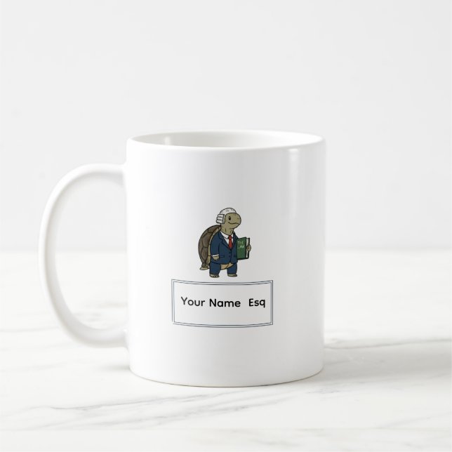 Mug Cadeau Tortue Avocat (Gauche)