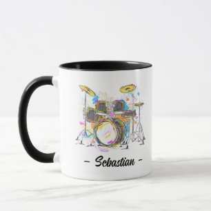 Mug Cadeau unique Drummer pour Drummers personnalisé