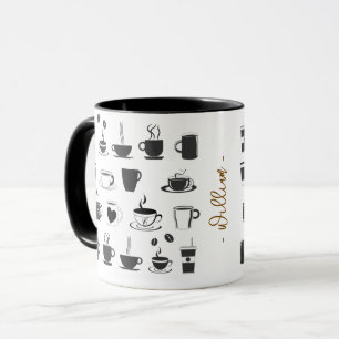 Mug Cadeau Unique pour les Amateurs de Café   Café Nom