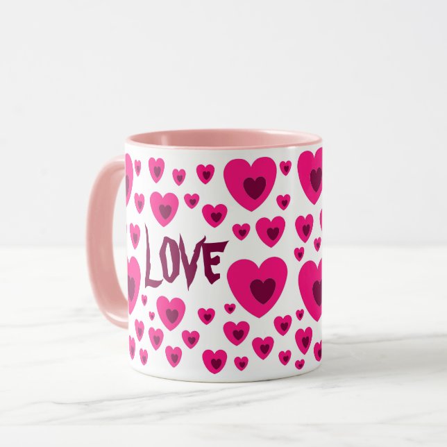 MUG CADEAU VALENTININE, ANNIVERSAIRE FEMME MARI BOYAMI (Devant gauche)