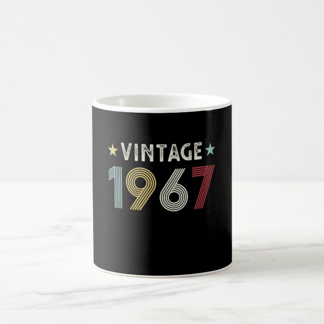 Mug Cadeau Vintage 1967 60e anniversaire 60 ans (Centre)