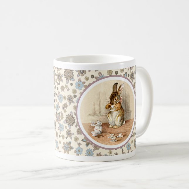 Mug Cadeau vintage Baby Bunny Pâques (Devant droit)