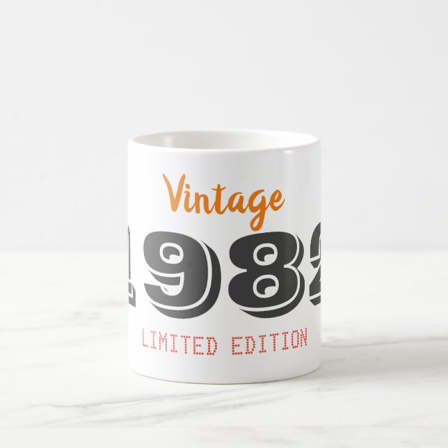 Mug Cadeau vintage en édition limitée 1982 (Centre)