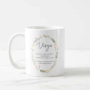 Mug Cadeau Virgo Septembre Anniversaire Personnalisé