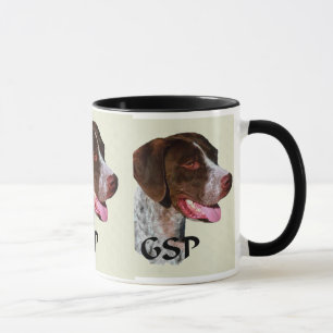 Mug Cadeaux allemands d'indicateur aux cheveux courts