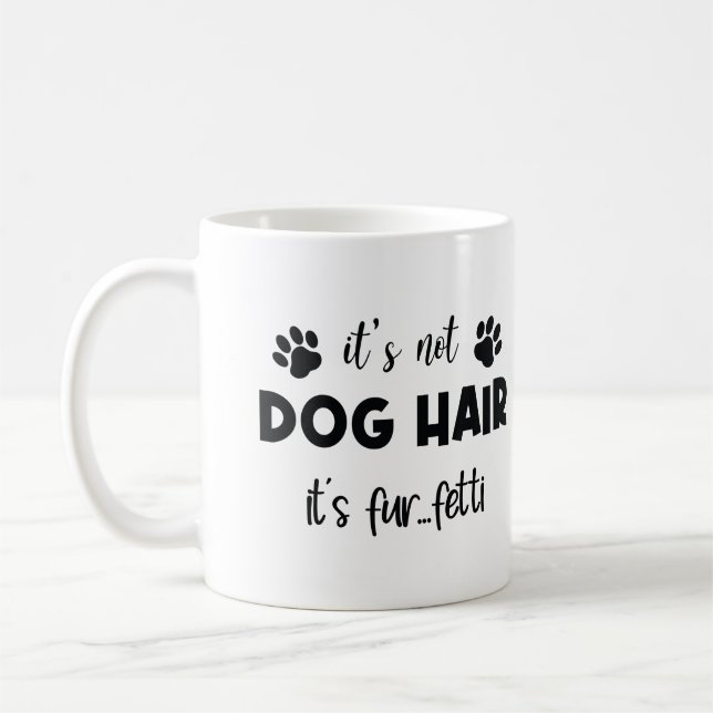 Mug Cadeaux Amoureux de les chiens, Maman de chien drô (Gauche)