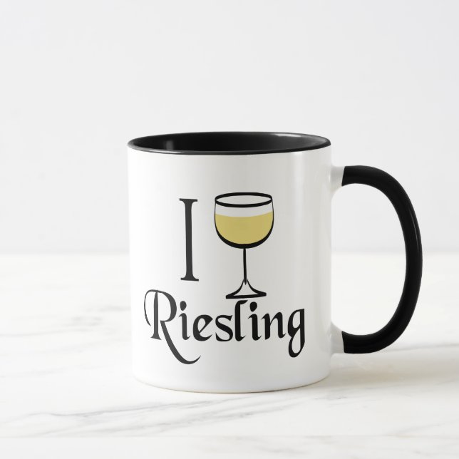 Mug Cadeaux aux amateurs de vin Riesling (Droite)