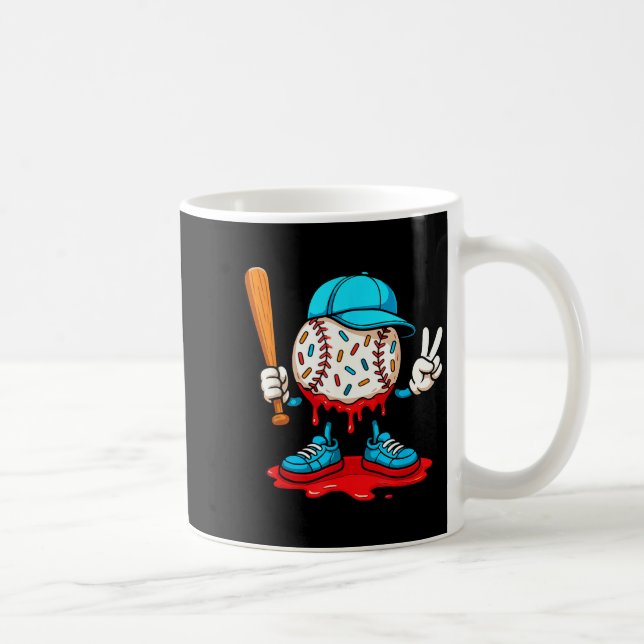 Mug Cadeaux Baseball Drip Style de vie de baseball 101 (Droite)