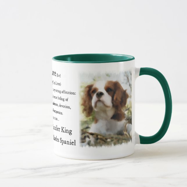 Mug Cadeaux cavaliers d'épagneul du Roi Charles (Droite)