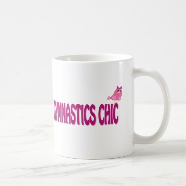 Mug Cadeaux chics de gymnastique (Droite)