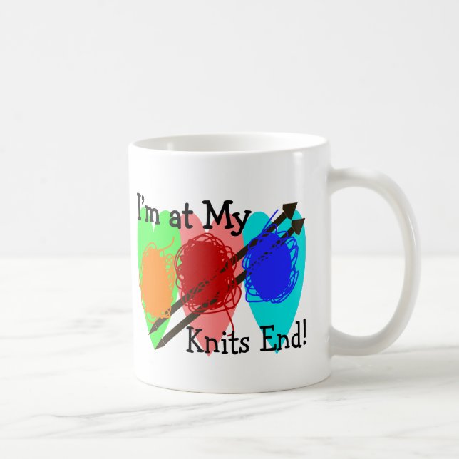Mug Cadeaux d'amants de Knit (Droite)