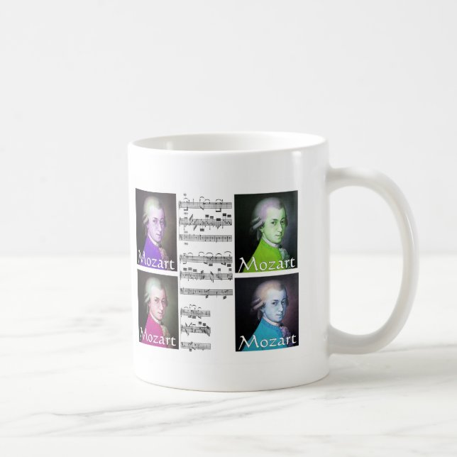 Mug Cadeaux d'amants de Mozart (Droite)