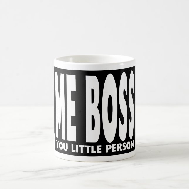 Mug Cadeaux d'amusement pour des patrons : Je patron (Centre)