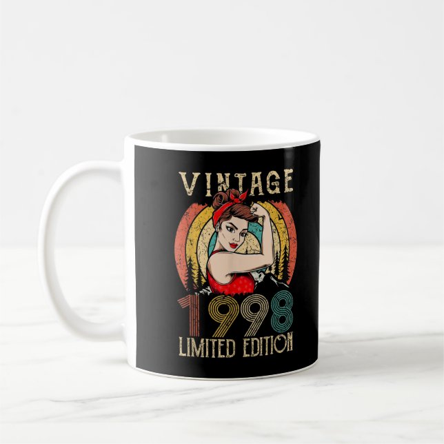 Mug Cadeaux d'anniversaire 1998 pour femmes, Awesome 2 (Gauche)