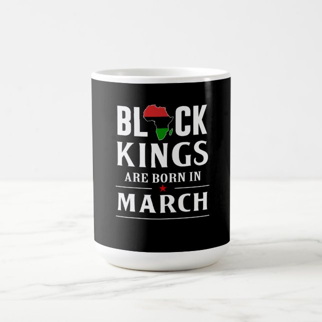 Mug Cadeaux d'anniversaire| Les Rois Noirs Sont Nés En (Centre)