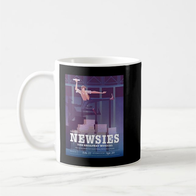 Mug Cadeaux d'anniversaire Newsies Broadway Couverture (Gauche)