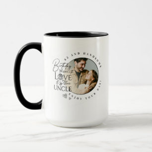 Mug Cadeaux d'anniversaire pour oncle Photo personna