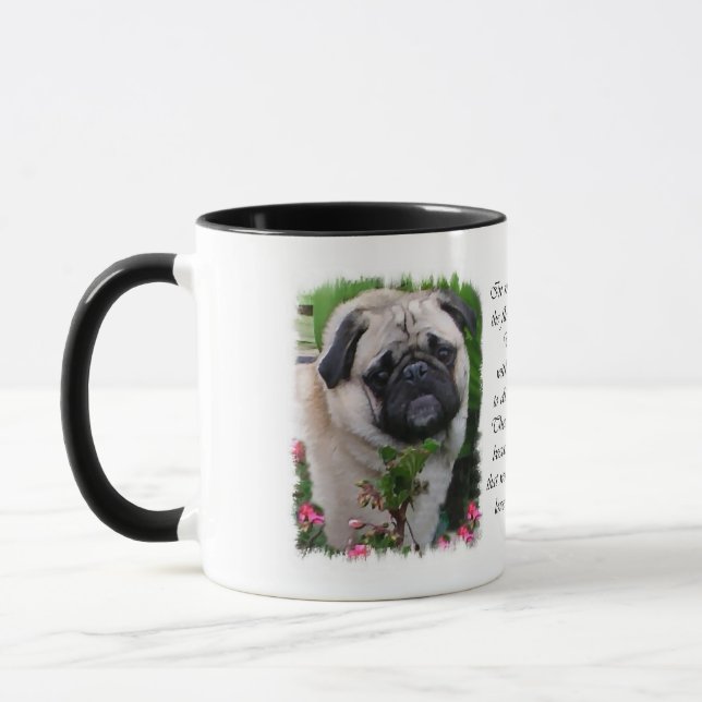 Mug Cadeaux d'art carlin (Gauche)