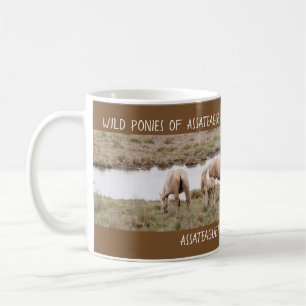 Mug Cadeaux d'Assateague de chevaux sauvages