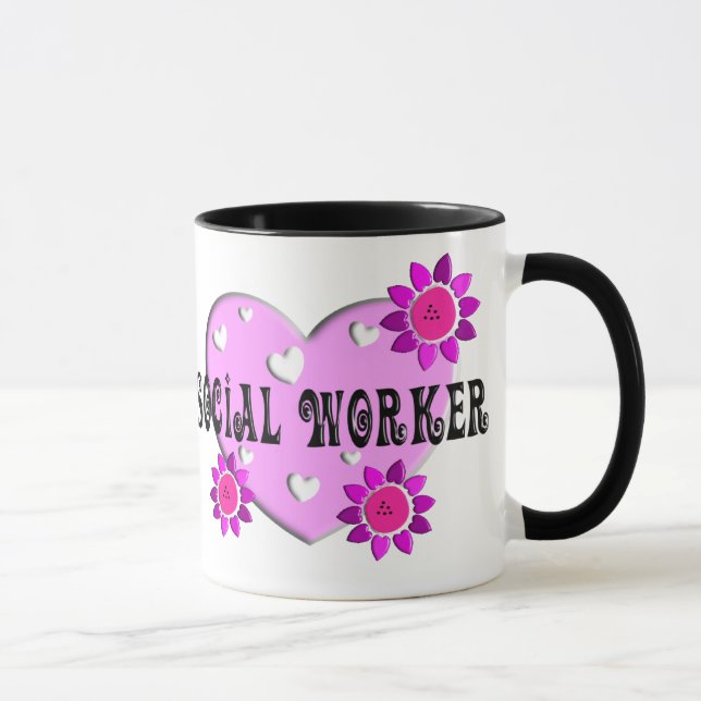 Mug Cadeaux d'assistant social (Droite)