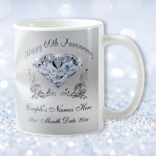 Mug Cadeaux de 60e anniversaire de mariage pour grands
