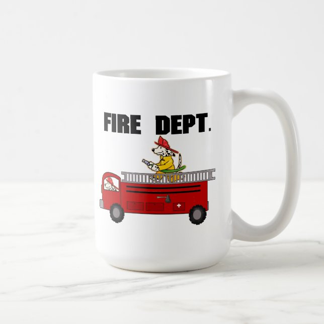 Mug Cadeaux de camion-feu (Droite)